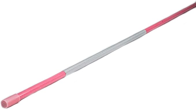 4ft Pro Snow Stakes - 48" x 5/16" Driveway Markers, Pointed Tip, Hy Viz Reflective Tape, Armor Cap (Choose Color/Quantity) (570, Pink)