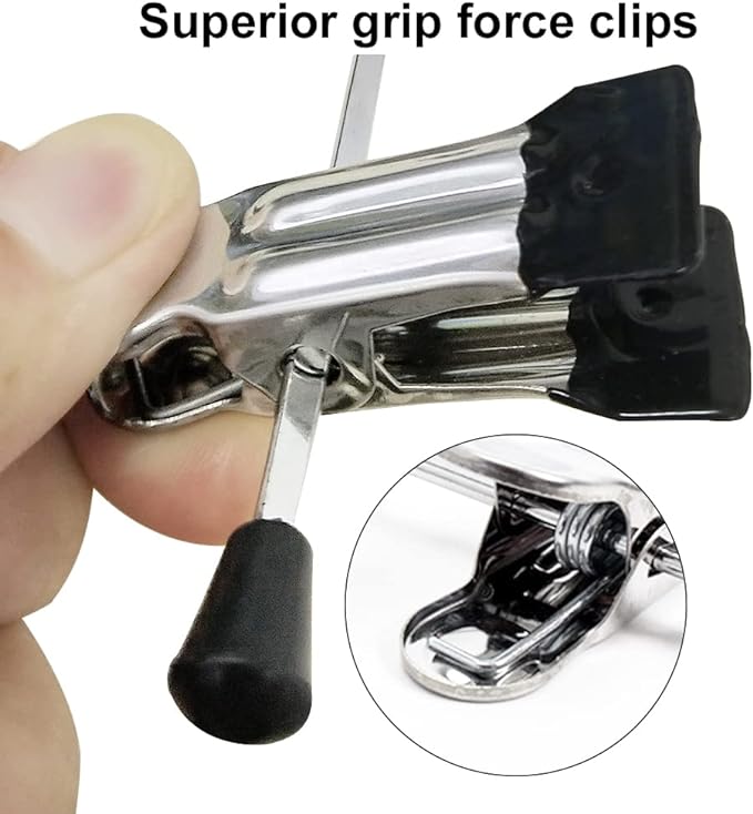 NORTHERN BROTHERS Pants Hangers 12 Pack Skirt Hangers with Clips Metal Adjustable Hanger for Pants Trousers Men Women Kids Clothes