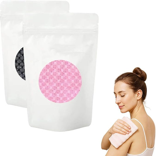 2026 New Exfoliating Shower Towel, Premium Scrub Wash Cloth for Body Face, Exfoliating Towel for Shower Travel Friendly, Quick Drying Durable and Gentle for Sensitive Skin (Mix)