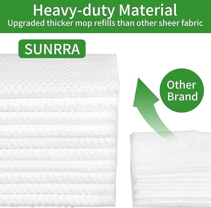 200 Count Thickeded Dry Sweeping Cloths Compatible with Swiffer Pad, Strong Removal for Dust, Hair and Dander, Dry Refills Compatible with Swiffer Mop, 11 x 8.6 inch