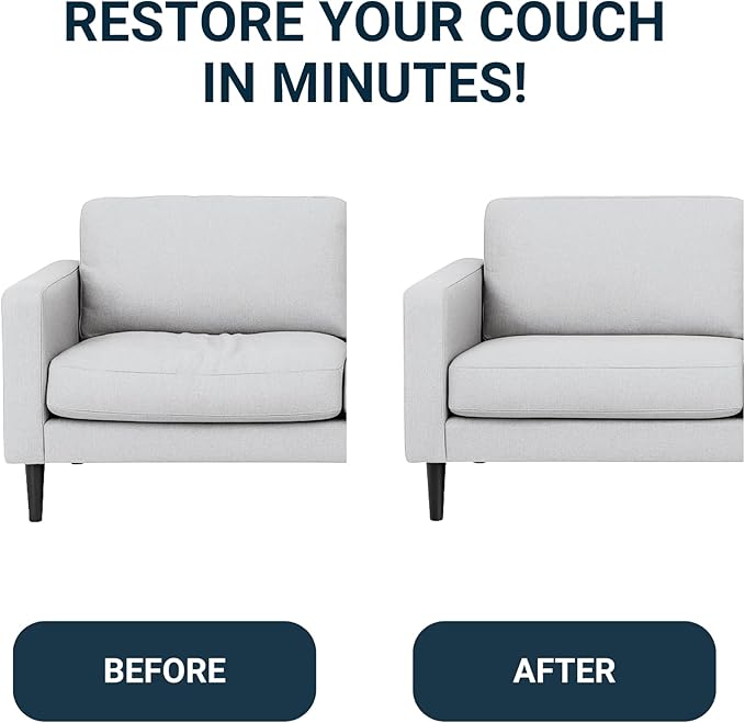 House2Home 31" Couch Spring Repair Kit - Fix Sofa Support, Includes 4 Springs, Clips, Stay Wire, Screws & Instructions