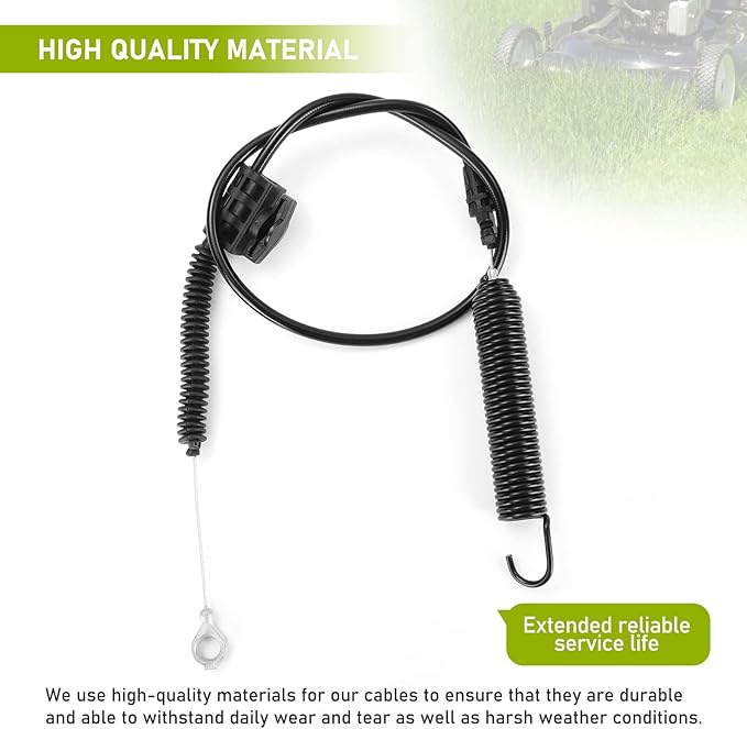 2PCS PTO Handle Cable Enduro 946-05087D Lawn Mower Throttle Cable Compatible with MTD Cub Cadet XT1 XT2 LX46 LX42 LT46 LT42 FAB Control Handle Rep Replacement for MTD,for CYT4220,for Craftsman Tractor