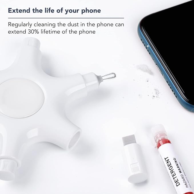 for iPhone Cleaning Kit Port Cleaner, Repair and Restore Tool for iPad Pro Watch Cell Phone Charging Port, Lightning Charger Cables Speaker Airpod Cleaning Putty Dust for All Devices