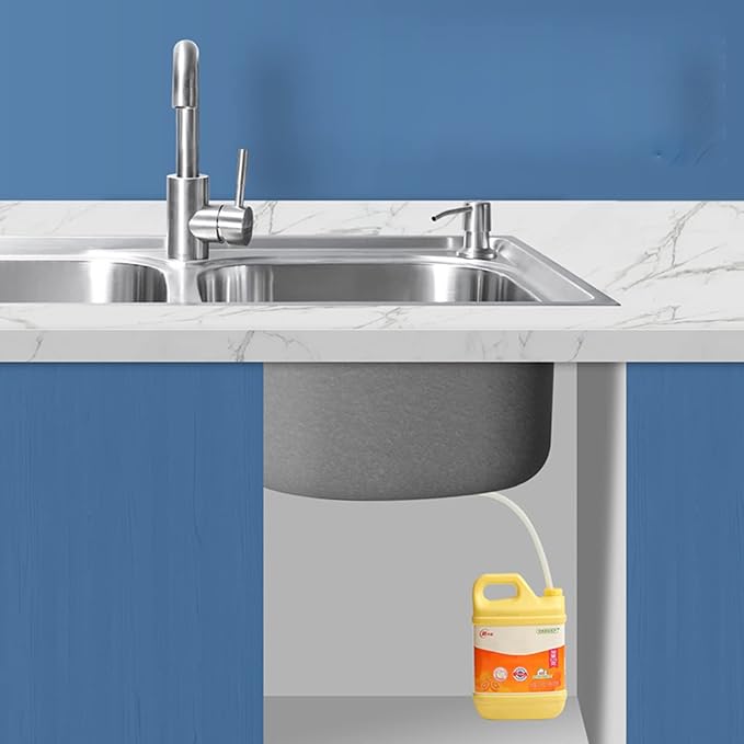 Built in Soap Dispenser for Kitchen Sink, Countertop Soap Dispenser Pump with 47" Extension Tube kit, No Need to Refill