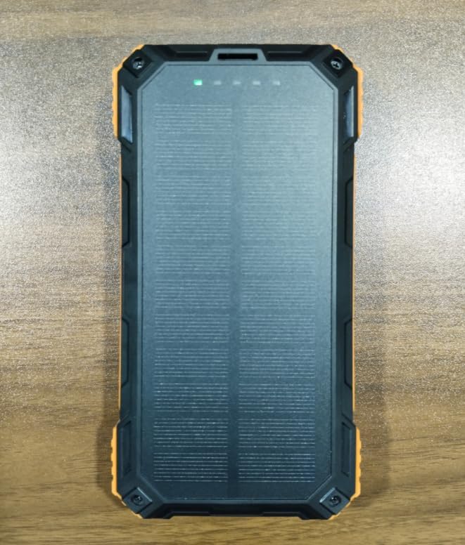 Solar Power Bank (Light Orange)