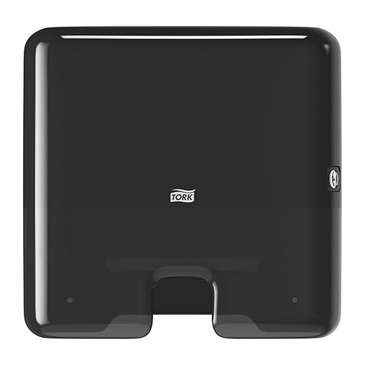 Tork Xpress Mini Multifold Hand Towel Dispenser Black H2, One-at-a-Time Dispensing, Elevation Range, 553128