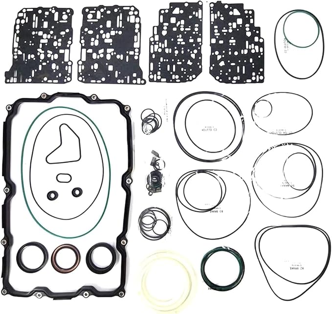 AB60E AB60F Transmission Master Rebuild Kit w/Friction Plate Steel Plates Fits 2007-2011 for Toyota Sequoia Tundra 2007-2011 5.7L V8 Includes Friction Plates Clutch Kits Gaskets Seals