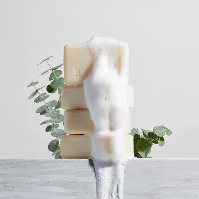 Beekman 1802 Glacial Mint & Eucalyptus Goat Milk Soap - Scented - 3.5 oz - Cleanses, Nourishes & Hydrates - Certified Microbiome Friendly - No Irritation - Good for Sensitive Skin