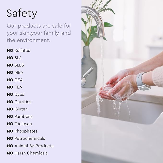 Puracy Foaming Hand Soap Refill - Plant-Powered Natural Hand Soap As Seen on TikTok, Non-Toxic, Sulfate-Free Liquid Soap, Moisturizing Foam Handwash Liquid (Lavender & Vanilla, 48 fl oz)