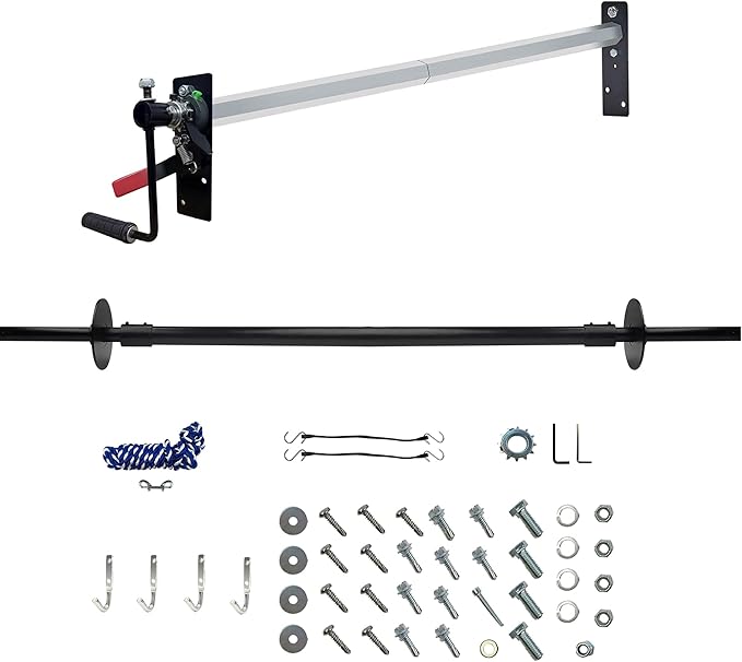 Heavy-Duty Dump Truck Tarp Kit, with Rear Anti-Sail Bow Set(No Tarp) (DTR-RollerSet)