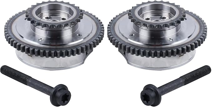 90738S Engine Timing Chain Kit VVT Sprocket Set Fit For 2011-2020 Ford F150 Edge Expedition Explorer Mustang Taurus Transit；Lincoln MKX Mark Nautilus Navigator 3.3L/3.5L/3.7L OE#AT4Z6L266B