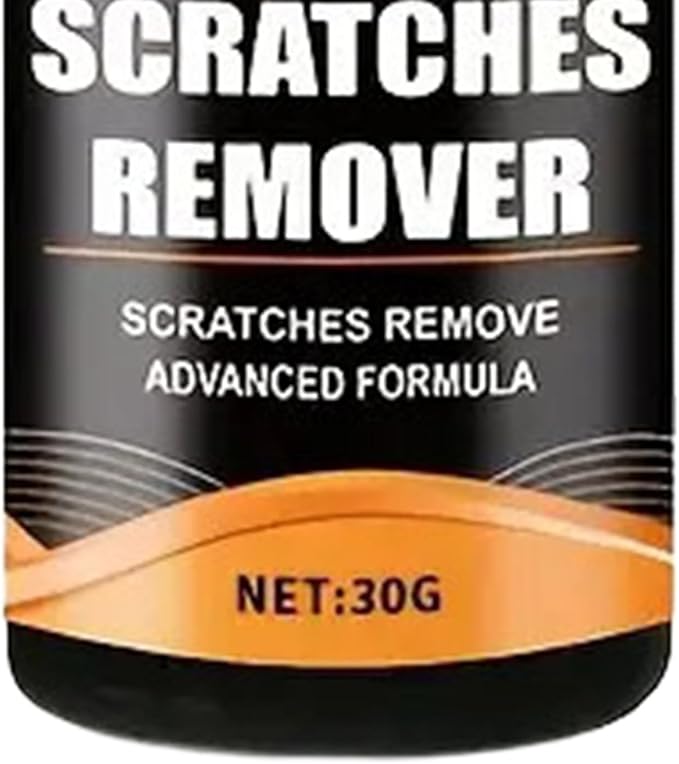 Eyeglass Scratch Remover, 30 grams Sunglasses Cleaner with Sponge, Lens Polishing Kit, Anti-Scratch Glass Cleaner for Watches, Cameras, Car Windshields, Auto, Home, Travel, Office
