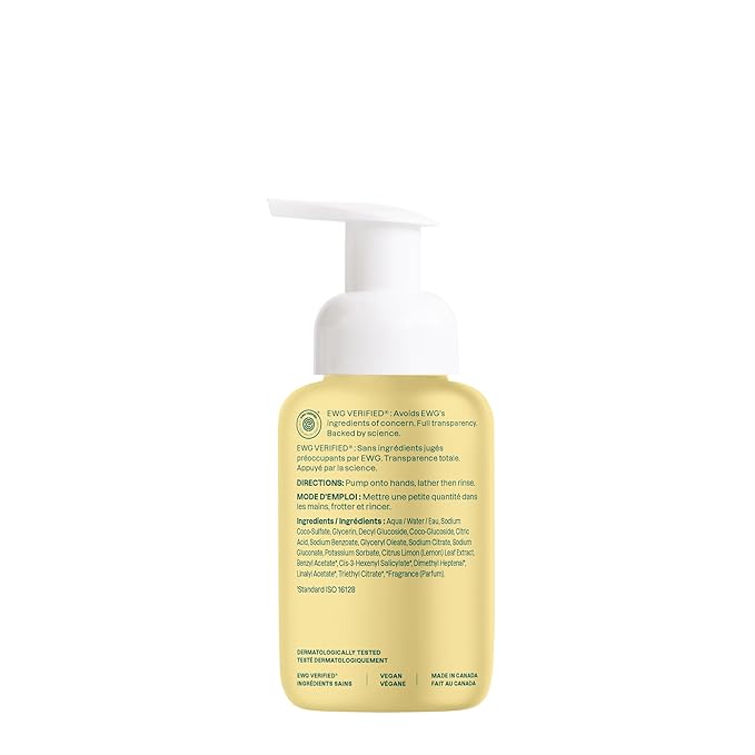 ATTITUDE Foaming Hand Soap, EWG Verified, Plant and Mineral-Based Ingredients, Vegan and Cruelty-free Personal Care Products, Earl Grey & Fresh Cucumber, 10 Fl Oz (Pack of 3)