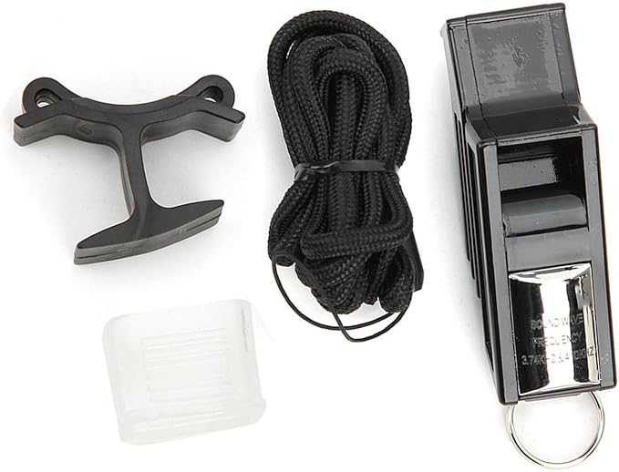 Referee Whistle,Lightweight Detachable Soccer Referee Whistle with Lanyard,Elaborate Whistle for Coaches Outdoor Survival PE Class Basketball Football Game