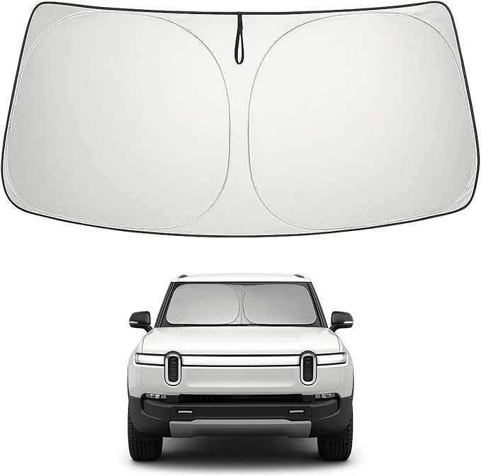 Proadsy 2025 Upgrade Windshield Sun Shade Custom Fit 2015-2023 2024 2025 Mercedes-Benz S-Class Foldable Front Sunshade Protector Sun Visor Blocks UV Rays Keep Car Cooler