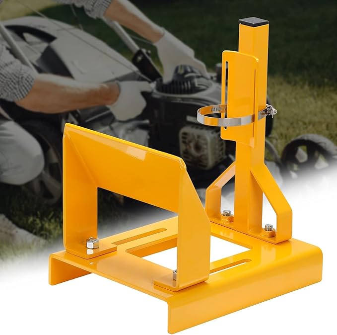 Lawn Mower Blade Sharpener Grinder Motor with Adjustable Ring Rust 30°Angle
