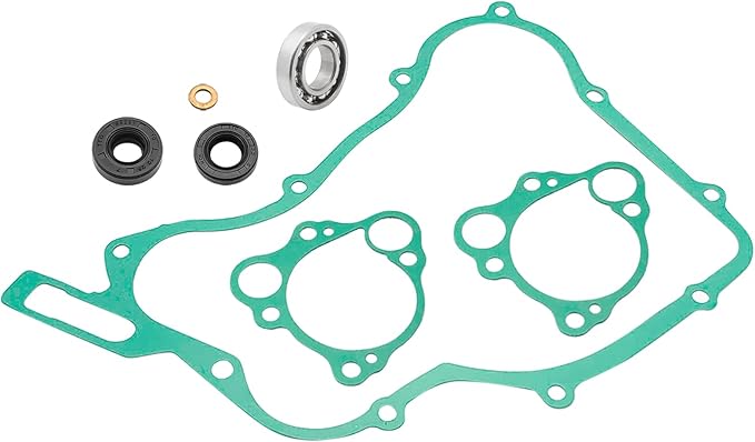 Water Pump Rebuild Kit with Bearing Seal Gasket for Honda CR125 CR125R 1990-2004, OEM# 91007-KA3-740 91201-965-000 91211-KA3-761