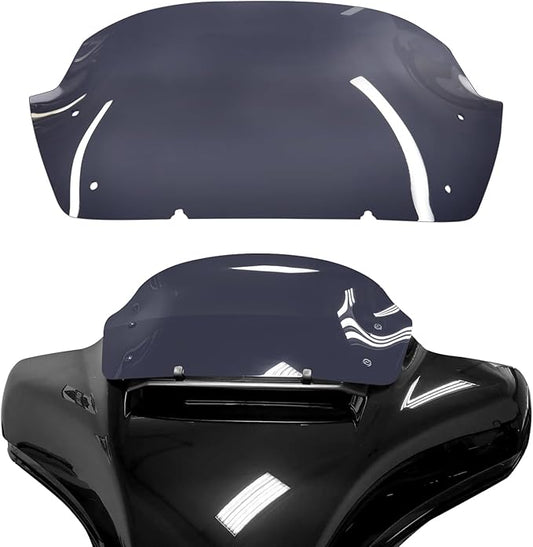 10" Windscreen Windshield Compatible with Harley Davidson Tuoring CVO Street Glide FLHXSE 2023 2024 FLHX/I 2024 for 2023 2024 Street Glide Accessories,Smoke