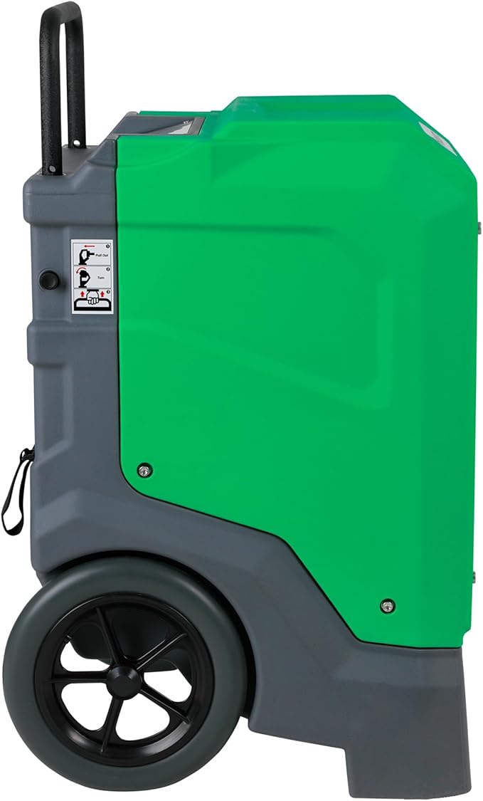 MOUNTO 310 Pints LGR Commercial Dehumidifier with Built-In Pump and Drain Hose – Portable, Heavy-Duty Dehumidifier with Wheels for Basements, Garages, Home, and Job Sites