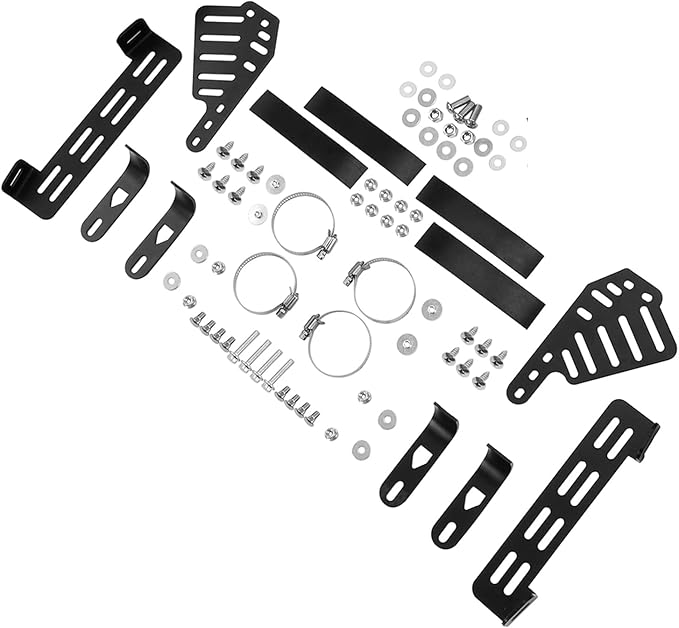 TCT-MOTORPARTS Batwing Fairing Mounting Bracket Fit For Harley Road King Softail Heritage FLST