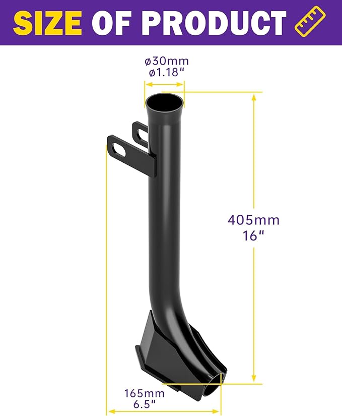 Pipe Layer Attachment Fits Hitch Mounted Ripper Trencher Accessories, Flexible Pipe Layer Fits Any 3-Point Ripper Hitch Lawn Subsoiler for ATV UTV Tractor, Light Duty Max Dia 1.18" with 2pcs U-Bolts
