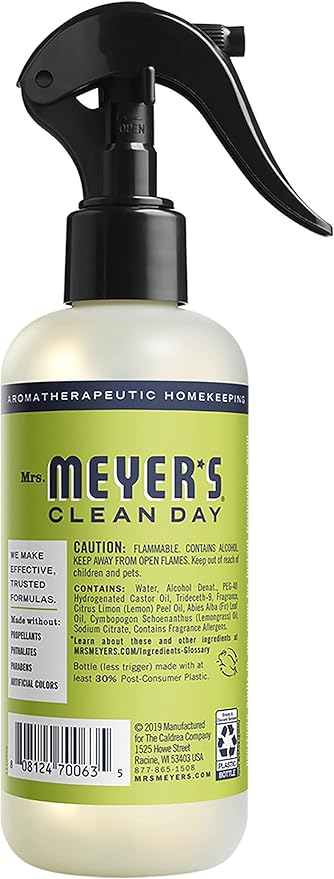MRS. MEYER'S CLEAN DAY Room Freshener Variation Includes 1 Lemon Verbena, 1 Geranium, and 1 Lavender 3 ct.