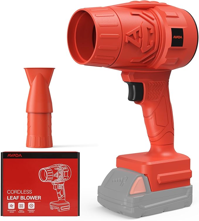 Electric Leaf Blower Cordless for Milwaukee M18 18V Battery, Handheld Leaf Blowers for Lawn Care, Blowing Leaves ＆ Dust, Turbo Jet Blower Dryer, Battery Powered Mini Leaf Blower (Battery Not Included)