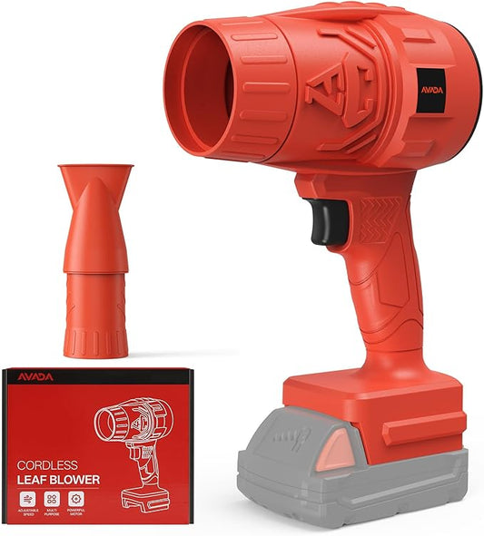 Electric Leaf Blower Cordless for Milwaukee M18 18V Battery, Handheld Leaf Blowers for Lawn Care, Blowing Leaves ＆ Dust, Turbo Jet Blower Dryer, Battery Powered Mini Leaf Blower (Battery Not Included)