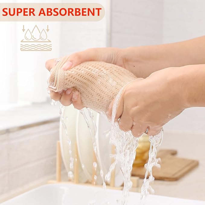 Kitinjoy 100% Cotton Waffle Weave Kitchen Towels, 8-Pack Super Soft and Absorbent Dish Towels for Drying Dishes, Kitchen Hand Towels, 13 in x 28 in, Multicolor