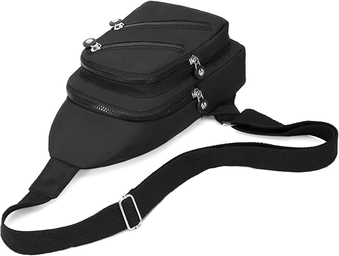 Sling Bag Crossbody Sling Backpack for Women, Small Chest Bag Daypack Fanny Pack Cross Body Bag for Outdoors Hiking Traveling