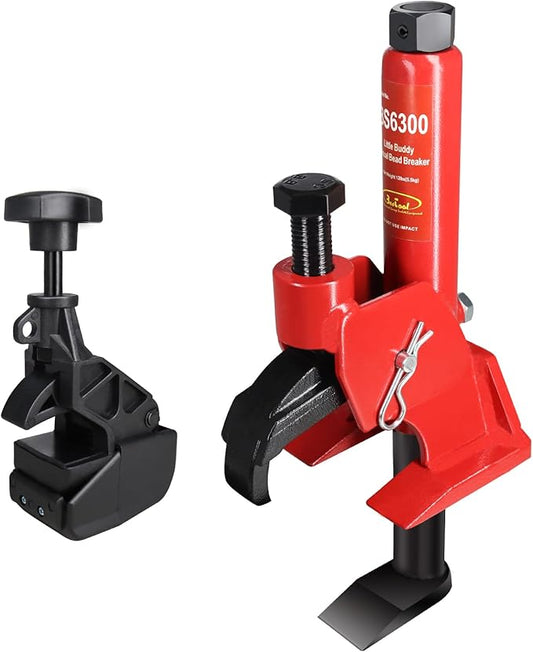 BESTOOL Manual Tire Bead Breaker Tool Adjustable Hammer Tires Changer for ATV Tire Operation, Include tire Rim clamp