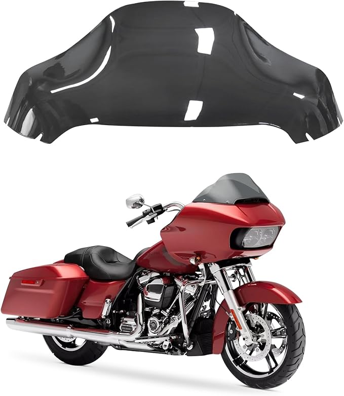 Smoke 13" Windshield for Harley Davidson Touring Road Glide CVO FLTRX/FLTRXS/FLTRK/FLTRU/FLTRUSE 2014-2022 Windscreen Air Deflector