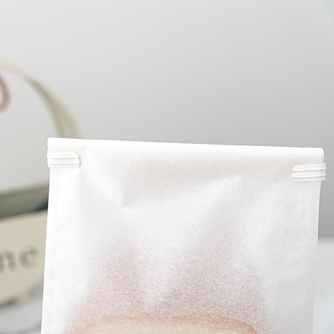 100 Pcs Bread Bags with Tin Tie, Loaf Bags Made Of Brown Cotton Paper, Storage Packing Bag with Clear Window for Bakery, Cafe, Homemade Bread, Mini Size 3.9 Inch