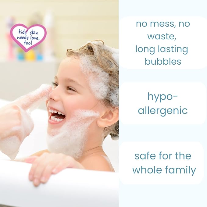 TruKid Bubble Podz Bubble Bath for Kids, Toddlers, & Babies, Tear Free Gentle & Refreshing Bath Bomb for Sensitive Skin with Natural Moisturizers, Non-Toxic, pH Balanced, Eucalyptus Scent (10 Podz)