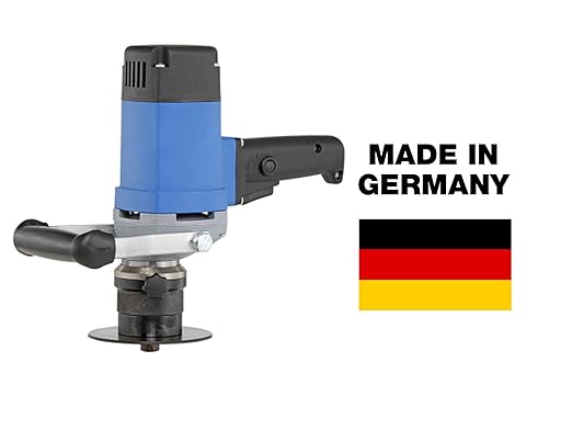 CS Unitec | EKF 450.3 | Portable Hand-Held Beveling, Chamfering, and Deburring Machine for 45 Degree Weld Seams and Chamfer from 0-1/4", 13.5 Amp, 110V" - Made in Germany
