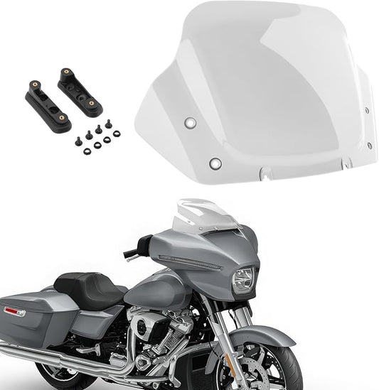 14" Windshield for Harley Street Glide CVO FLHXSE 2023-2024 Wind Shield Windscreen Air Deflector Compatible for Harley Street Glide CVO 2024 (Clear)
