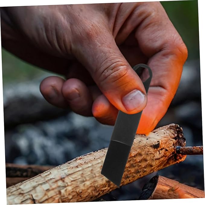 20pcs Survival Fire Starter Scraper for Camping Lightweight Multifunctional Outdoor Lighter Tool with Magnesium Flint for Hiking Emergency Adventures