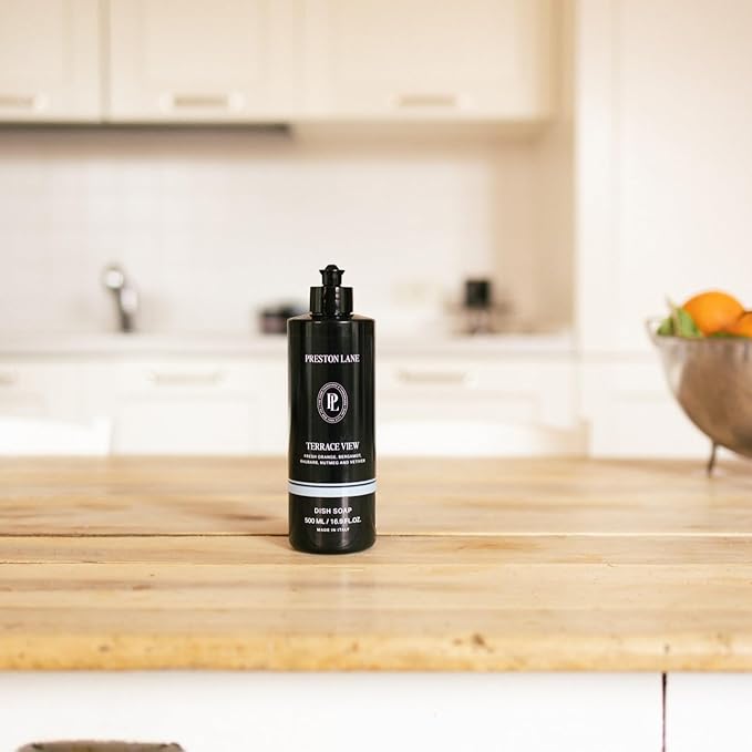 Preston Lane Dish Soap, Clean Ingredients, Tough on Grease & Residue, Safe for People & Pets