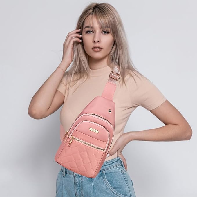 Small Sling Bag Crossbody Sling Backpack for Women, Chest Bag Daypack Cross Body Bag Fanny Pack for Outdoors Hiking Traveling