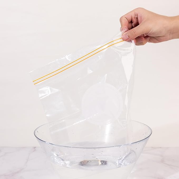 2-in-1 Reusable Food Storage Bags - Small 15 Pack(8.1"x7.1") & Large 10 Pack (10.7"x11") | Leakproof Freezer Bags, BPA-Free Eco-Friendly Silicone Zip Bags for Meal Prep, Snacks, Leftovers, Travel