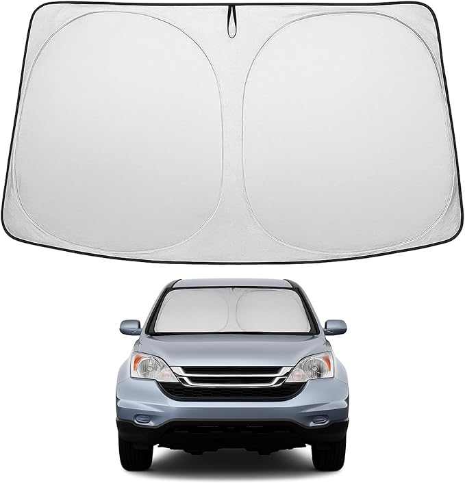 Proadsy 2025 Upgrade Front Windshield Sun Shade Foldable Sunshade Protector Custom Fit 2007–2011 Honda CR-V Accessories