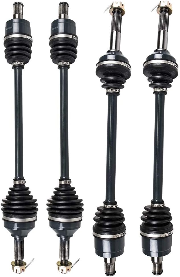 NICHE High Strength Front and Rear Left Right Drive Shaft Axle Kit Rebuild Kit for 2012-2013 Kawasaki Teryx 750