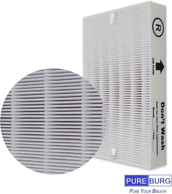 PUREBURG Replacement HEPA Filter Kit Compatible with Honeywell InSight Air Purifiers, HPA5300B / HPA5350, HRF-R3 HRFSC1 HRF-A300