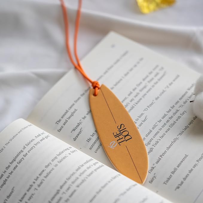THEDOTS Series 15 Pack Frosted Ebony Surfboard Hanging Car Air Fresheners, Detachable Message Cards with Surfing Art, Long-lasting Scent for Car & Home