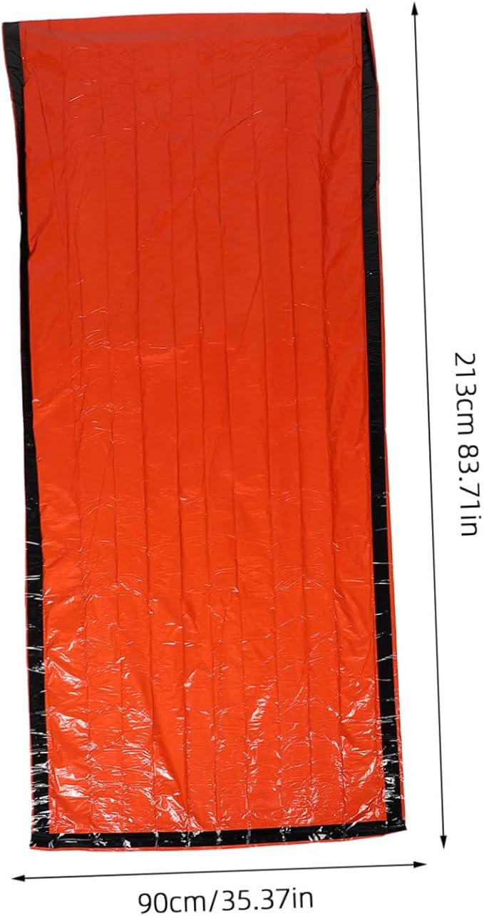 Happyyami 3 Set Thermal Emergency Portable Bivy Sack Blanket for Camping Hiking Survival Outdoor Use Rainproof Lightweight Multipurpose Gear