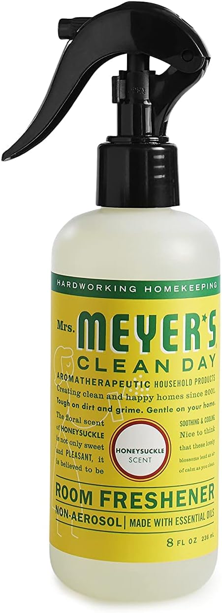 MRS. MEYER'S CLEAN DAY Room Freshener - Honeysuckle, 8 Fl Oz. (Pack of 2)