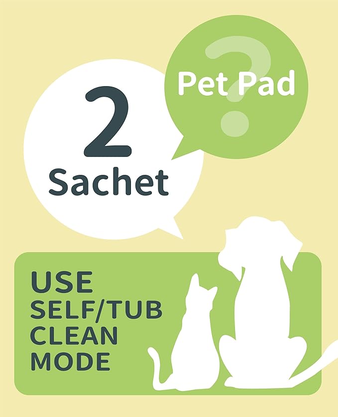 FURGONE × Seedshub Pet Hair Dissolver for Washing Machine, 96.7% Hair Dissolution, Dog Cat Hair | Stain Remover for Laundry, Pets Friendly, 6 Sachets, HE/Top/Front-Load Compatible