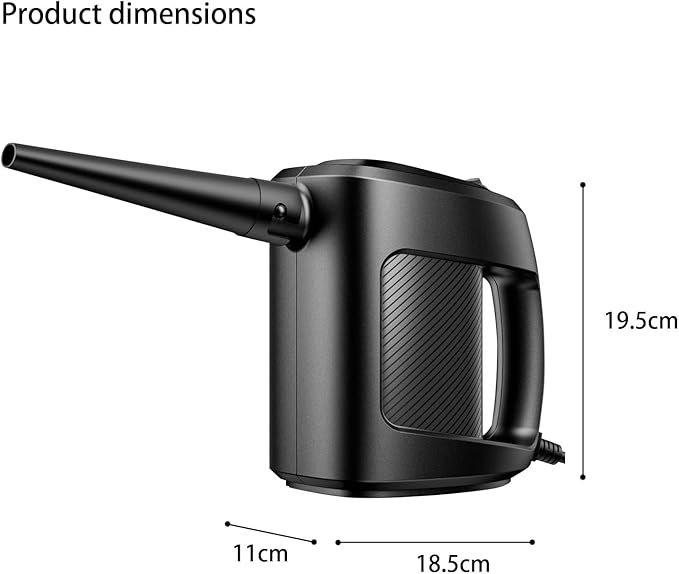 Electric Compressed Air Duster, Car Dryer Air Blower Corded Handheld, 35000RPM Powerful Dusts Remover, 110V for Electronics Car Interior Home Appliances Automotive Duster