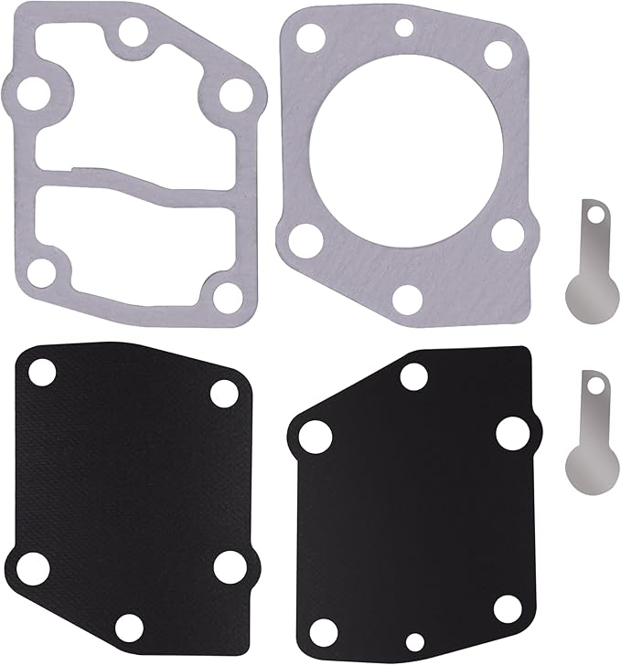 Fuel Pump Rebuild Kit Compatible with 1987-1990 KawasakiJet Ski 650 SX JS650;1989-1990 KawasakiJet Ski TSJF650; 1986-1990 KawasakiJet Ski X2JF650(For the external fuel pump kit only)