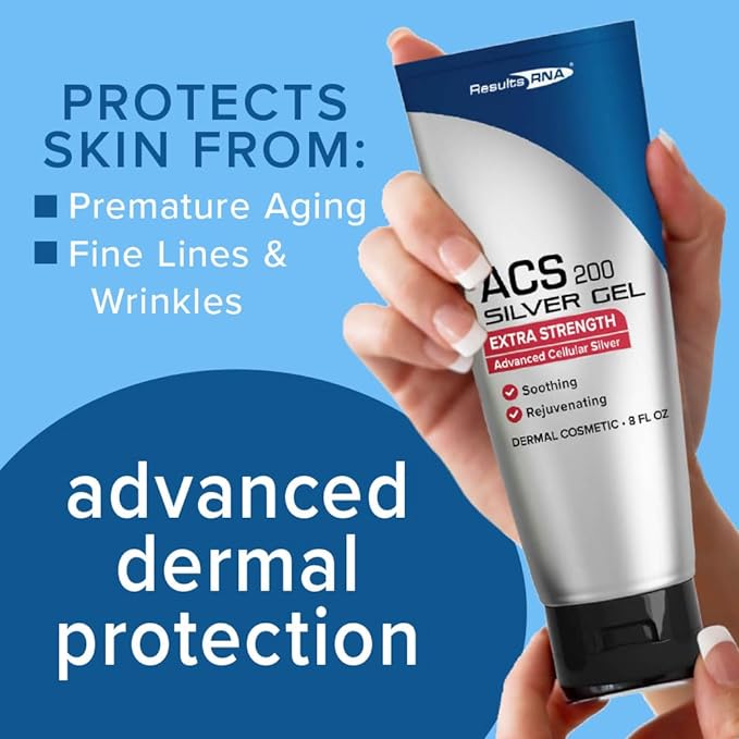 Results RNA - ACS 200 Silver-Glutathione Gel – Advanced Cellular Colloidal Silver Gel for Wound Care & Superior Dermal Healing. Clinically Proven. Recommended by Doctors Worldwide (2 oz - 30 Day)